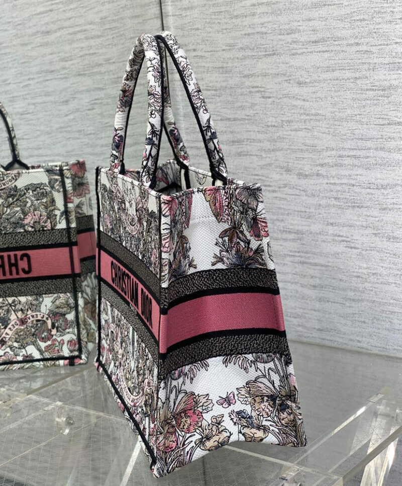 Christian Dior Medium Dior Book Tote Pink